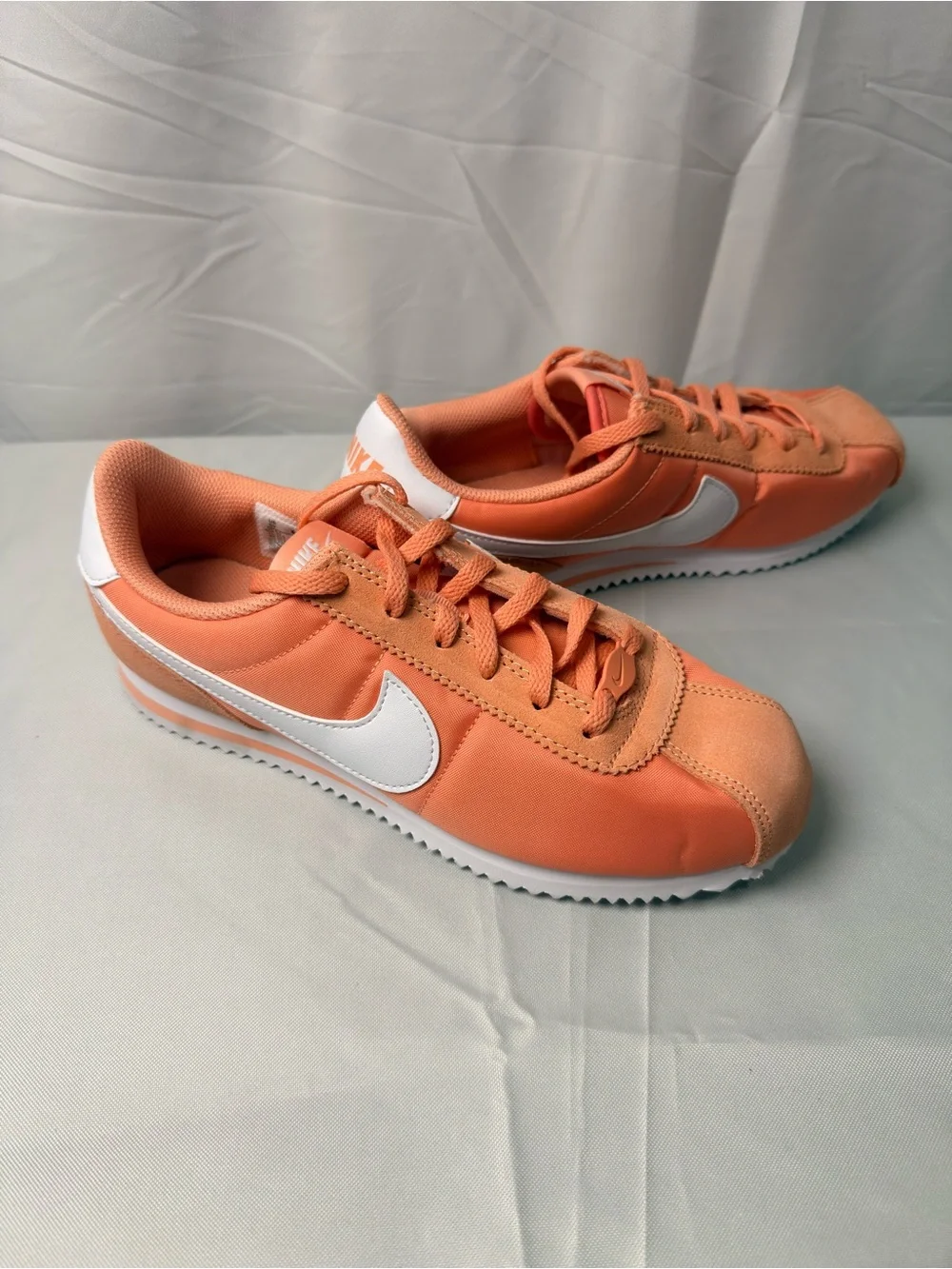 Nike Cortez TXT GS Apricot Agate White Sneakers 5Y Women’s 6.5 NIB